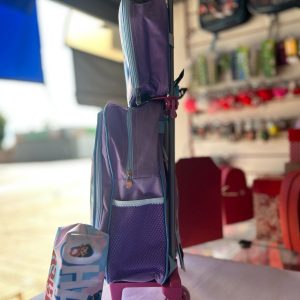 KIT MOCHILA DE RODINHA + LANCHEIRA+ ESTOJO BÁSICA STITCH - 2 BOLSOS