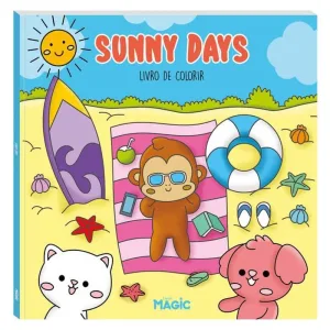 LIVRO DE COLORIR BOBBIE GOODS SUNNY DAYS 48PGS UNIDADE 84952 - MAGIC KIDS