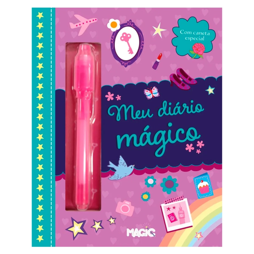 DIARIO MEU DIARIO MAGICO C/CADEADO GD UNIDADE 97655 - MAGIC KIDS