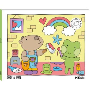 LIVRO DE COLORIR BOBBIE GOODS COZY E CUTE 48PGS UNIDADE 584679 - MAGIC KIDS