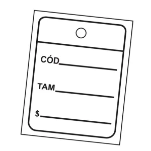 ETIQ. PRECO/TAM/COD FITACREL 30X38M C/1000 BRANCA(E)
