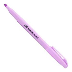 CANETA MARCA TEXTO CIS LUMINI LILAS PASTEL  - SERTIC