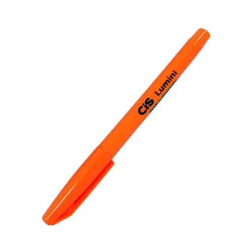 CANETA MARCA TEXTO CIS LUMINI LARANJA - SERTIC