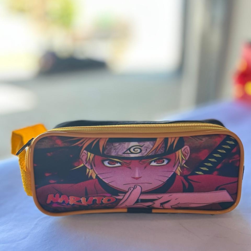 Estojo escolar duplo - Naruto
