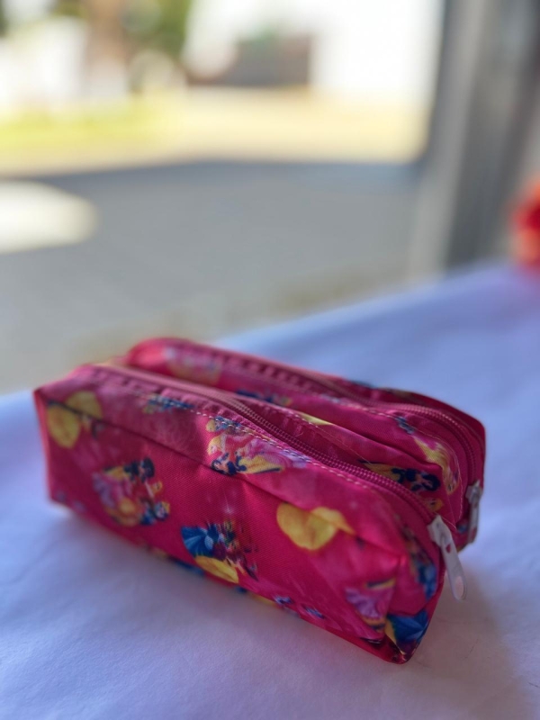 Estojo escolar duplo - Rosa Princesa - Image 2