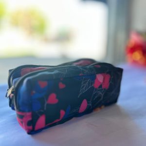 Estojo escolar duplo preto - Stitch