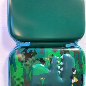 ESTOJO ESCOLAR COM DIVISORIA - DESENHO DINOSSAURO