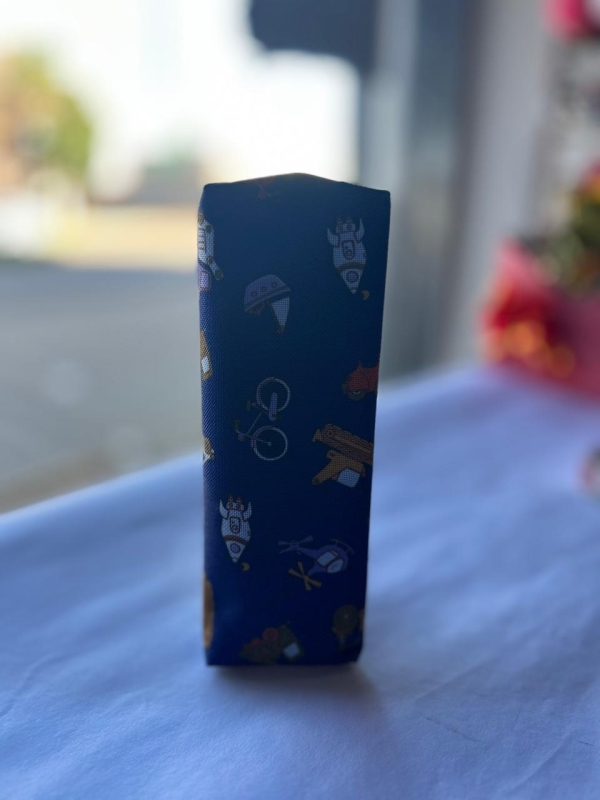 Estojo escolar simples 1 zíper- ESTAMPA BARQUINHO ESTAMPA AZUL - Image 2