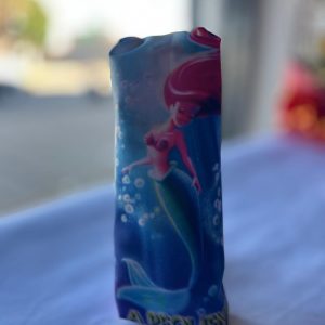 Estojo escolar simples 1 ziper - Sereia