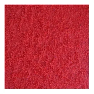PLACA EM EVA ATOALHADO 48X40CM VERMELHO 2MM  - MAKE+
