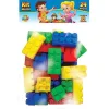 BRINQUEDO PARA MONTAR BLOCOS 24 PECAS PACOTE 253 - GGB PLAST