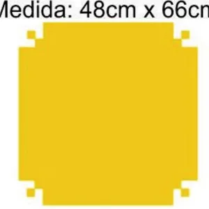 PAPEL CARTAO FOSCO 48X66CM. 200G. AMARELO