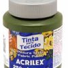 Tinta para Tecido Fosca 250 ml (Verde Oliva) - Acrilex