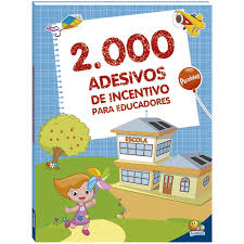 Livro com Adesivos Incentivo Educadores com 2000 - Todolivro