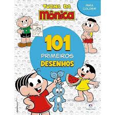 Livro Infantil Colorir 101 Desenhos Turma da Mônica - Magic Kids
