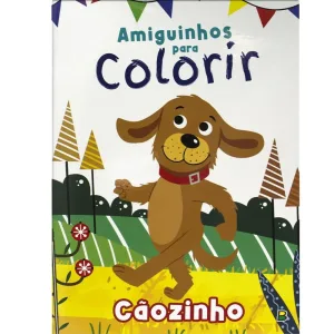 LIVRO INFANTIL AMIGUINHOS PARA COLORIR CAOZINHO