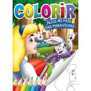 LIVRO PARA COLORIR ALICE NO PAIS DAS MARAVILHAS