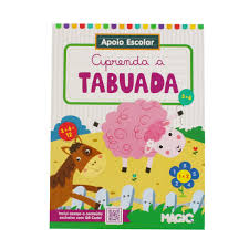 Livro Cartilha Aprenda Tabuada 48 páginas - Magic Kids