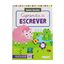 Livro Cartilha Aprenda Escrever 96 páginas - Magic Kids