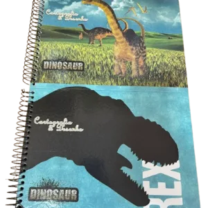 CADERNO CARTOGRAFIA CAPA DURA 96 FOLHAS GRANDE MAXIMA DINO