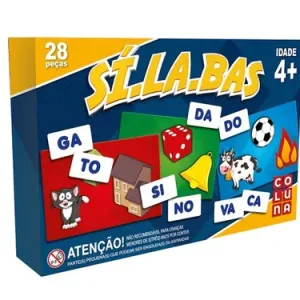 Brinquedo pedagógico Silabas 28 Pecas - Coluna