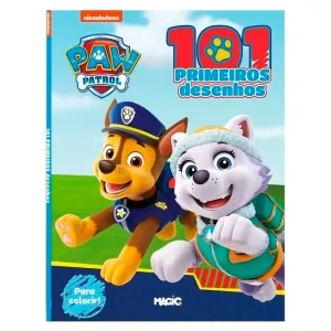 LIVRO INFANTIL COLORIR 101 DESENHOS PATRULHA CANINA UNIDADE 94005 - MAGIC KIDS