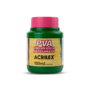 Tinta PVA 100 ml Verde Musgo - Acrilex