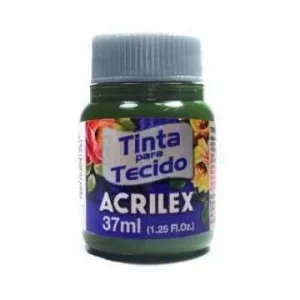 Tinta para Tecido Fosca 37 ml (Verde Bandeira) - Acrilex