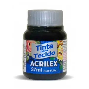 Tinta para Tecido Fosca 37 ml (Preta) - Acrilex