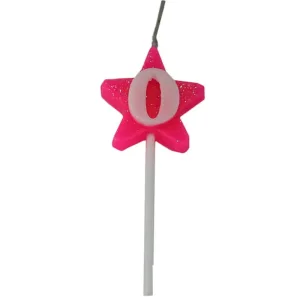 VELA ESTRELA ROSA NUMERO 0