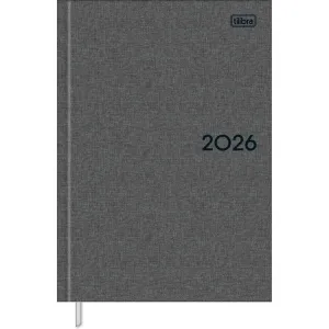 Agenda Costurada Executiva Milano Chumbo